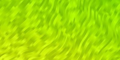 toile de fond de vecteur vert clair, jaune avec des lignes pliées.