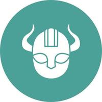 icône de vecteur de casque viking