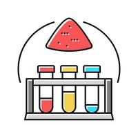 illustration vectorielle d'icône de couleur de chimie inorganique vecteur