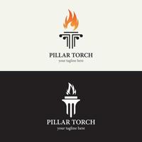 logo de la torche de pilier