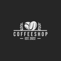 vecteur de conception de logo de café