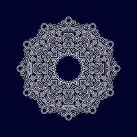 nouvelle fleur mandala art illustration vectorielle vecteur