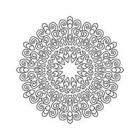 mandala conçoit fond illustration vectorielle vecteur