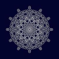 nouvelle fleur mandala conçoit illustration vectorielle vecteur