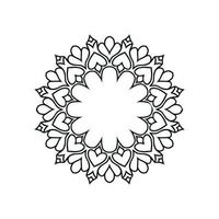 fleur mandala fond conception illustration vectorielle vecteur