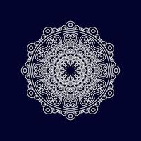 dessins vectoriels de mandala de fleurs. fond d'art de mandala vecteur