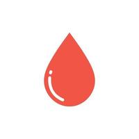 illustration vectorielle de sang logo icône vecteur