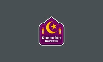 joyeux ramadan kareem islam dans le vecteur de modèle de bannière du monde