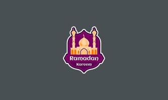 joyeux ramadan kareem islam dans le vecteur de modèle de bannière du monde