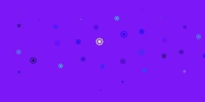 modèle vectoriel rose clair, bleu avec des cercles.