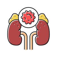 cushing cortisol syndrome couleur icône illustration vectorielle vecteur