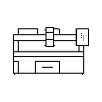 illustration vectorielle de l'icône de la ligne de l'appareil à plasma vecteur