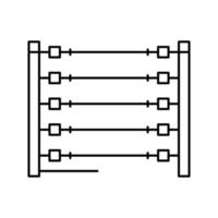 Illustration vectorielle de l'icône de la ligne de clôture électrique vecteur
