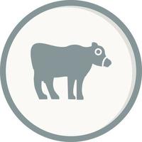 icône de vecteur de vache