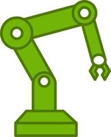 icône de vecteur de bras de robot