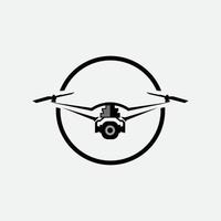 logo vectoriel de drone. icône moderne de drone. signe d'icône de drone pour le logo