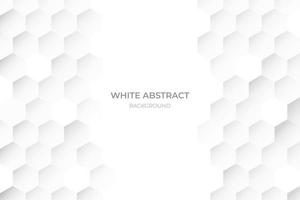 fond polygonal abstrait blanc vecteur