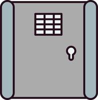 icône de vecteur de prison
