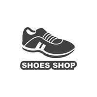 chaussures de sport logo icône illustration vectorielle conception vecteur