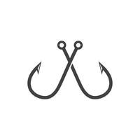 logo de pêche icône illustration vectorielle vecteur
