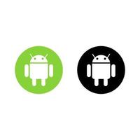 Android logo vecteur, Android icône gratuit vecteur