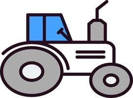 icône de vecteur de tracteur