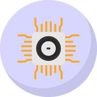 icône de vecteur de processeur