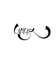jaipur calligraphique expression vecteur