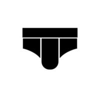 Pour des hommes sous-vêtements vecteur symbole. homme sous-vêtements icône.