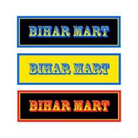 bihar marché logo. bihar marché vecteur. vecteur