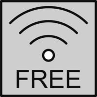 icône de vecteur wifi gratuit