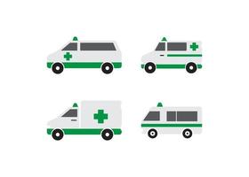 modèle de conception icône ambulance vector illustration isolé