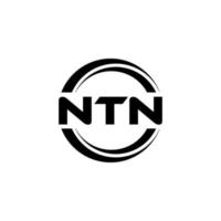 création de logo de lettre ntn en illustration. logo vectoriel, dessins de calligraphie pour logo, affiche, invitation, etc. vecteur