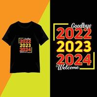 t-shirt design 2023 citations typographie vecteur