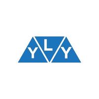 lyy abstrait initiale logo conception sur blanc Contexte. lyy Créatif initiales lettre logo concept. vecteur