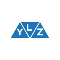 Lyz abstrait initiale logo conception sur blanc Contexte. Lyz Créatif initiales lettre logo concept. vecteur