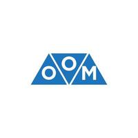 oom abstrait initiale logo conception sur blanc Contexte. oom Créatif initiales lettre logo concept. vecteur