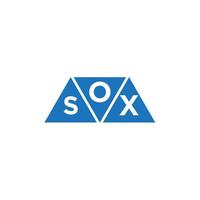 osx abstrait initiale logo conception sur blanc Contexte. osx Créatif initiales lettre logo concept. vecteur