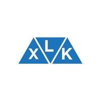 lxk abstrait initiale logo conception sur blanc Contexte. lxk Créatif initiales lettre logo concept. vecteur