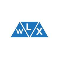 lwx abstrait initiale logo conception sur blanc Contexte. lwx Créatif initiales lettre logo concept. vecteur