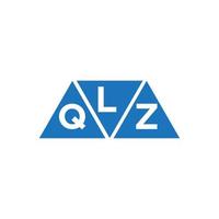 lqz abstrait initiale logo conception sur blanc Contexte. lqz Créatif initiales lettre logo concept. vecteur