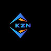 kzn abstrait La technologie logo conception sur noir Contexte. kzn Créatif initiales lettre logo concept. vecteur