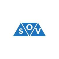 osv abstrait initiale logo conception sur blanc Contexte. osv Créatif initiales lettre logo concept. vecteur