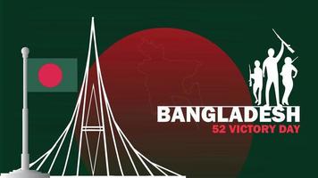 16 décembre illustration du jour de la victoire du bangladesh vecteur gratuit