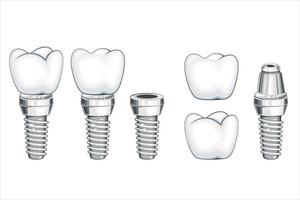 illustration de couronne dentaire, dents saines, illustration vectorielle de dentiste, soins bucco-dentaires vecteur