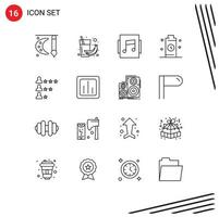 16 Créatif Icônes moderne panneaux et symboles de affaires énergie santé électricité vitrine modifiable vecteur conception éléments