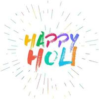 joyeux festival de holi vecteur