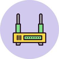 icône de vecteur de routeur wifi