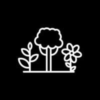 conception d'icône de vecteur de jardin