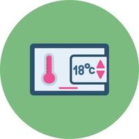 icône de vecteur de contrôle de température